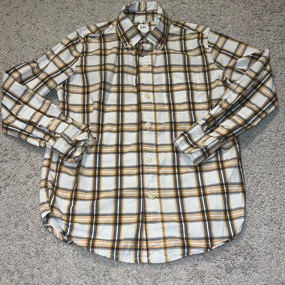 👔GAP Kids Long Sleeve Button Down Shirt👔